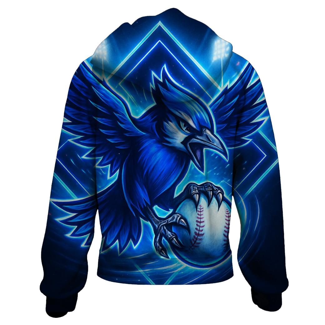 Featherstorm Diamond Blue Jays Pulse printed hoodies