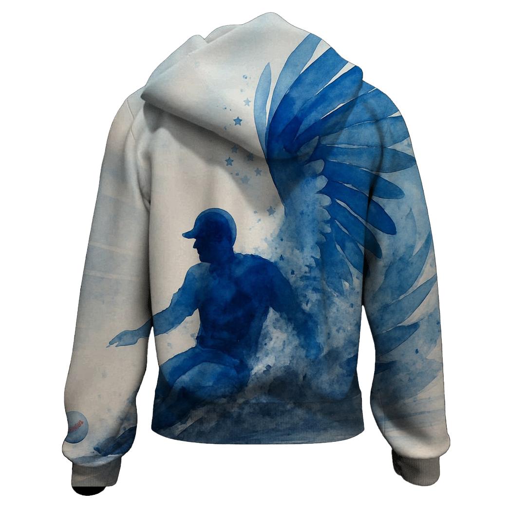Skyway Slider With Blue Jays Wings heavyweight hoodies