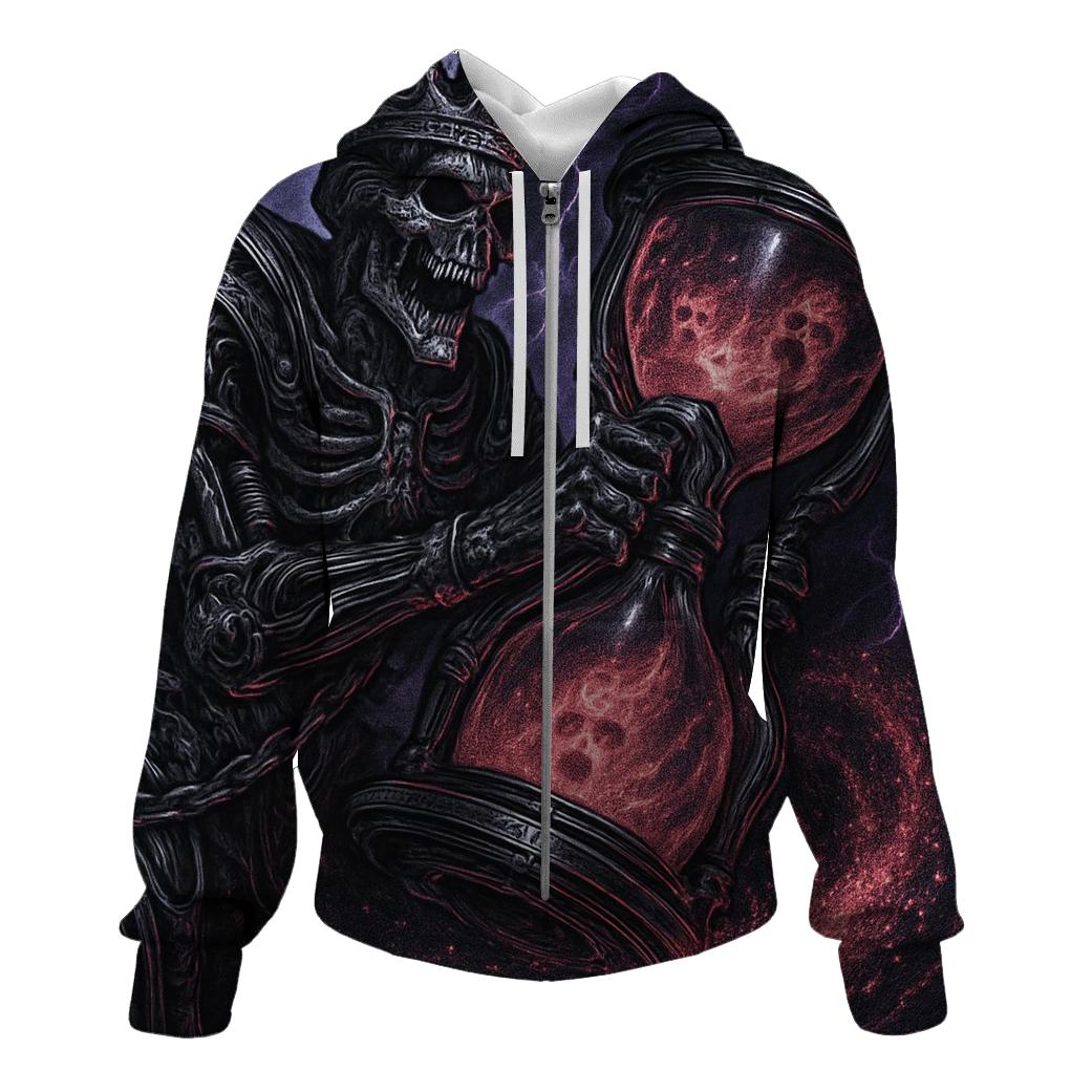 The Hourglass Crypt Engine premium hoodies