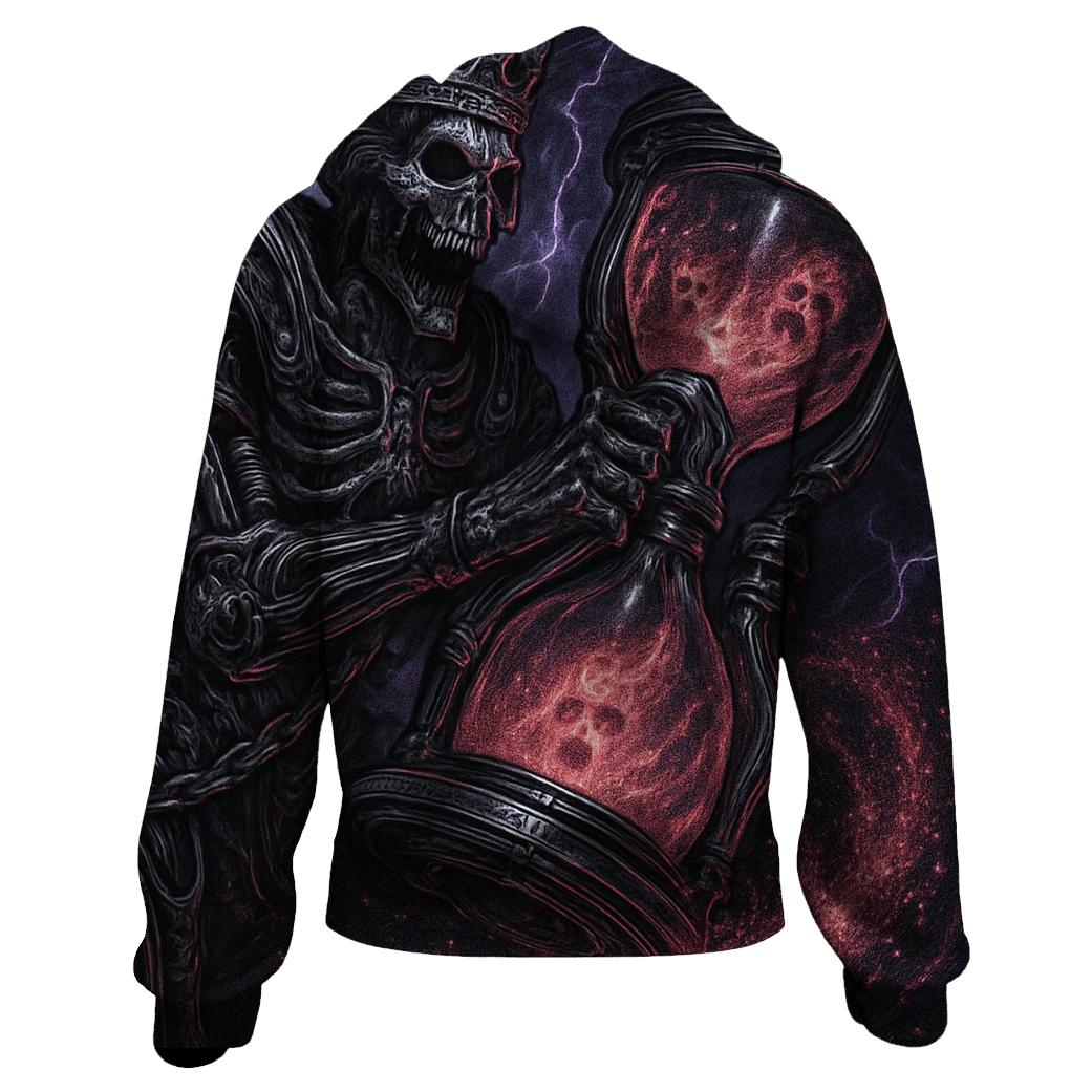 The Hourglass Crypt Engine premium hoodies