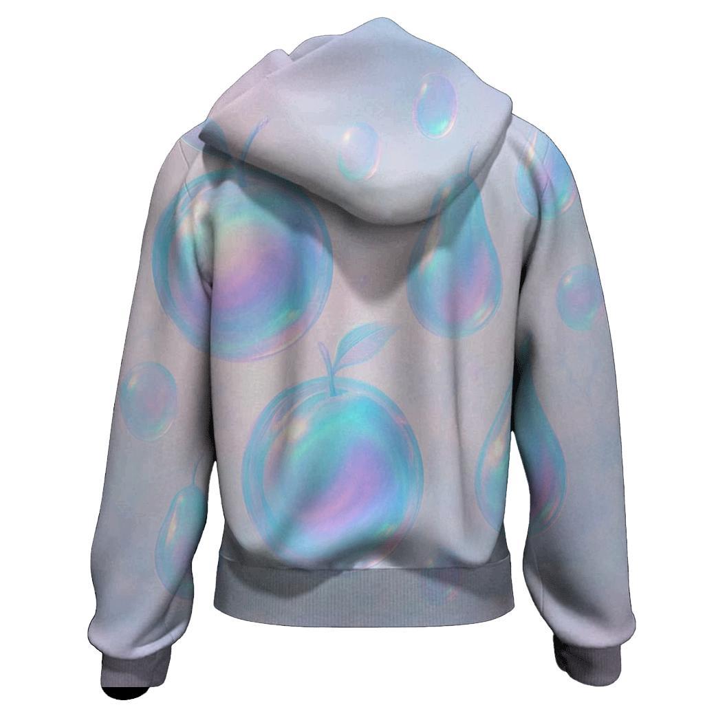 Aurora Glass Orchard graphic hoodies