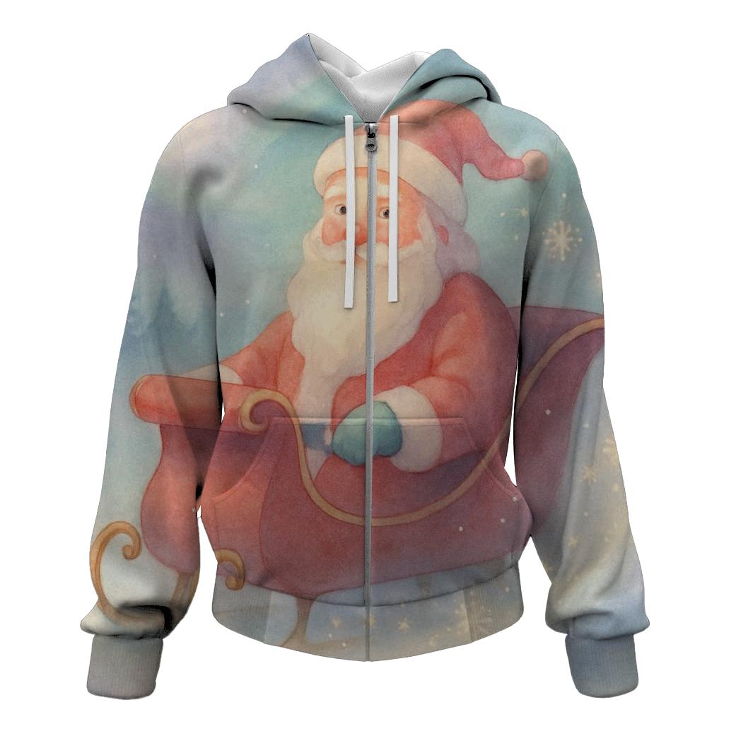 Lavender Sleigh Through Dream Mist lightweight hoodies