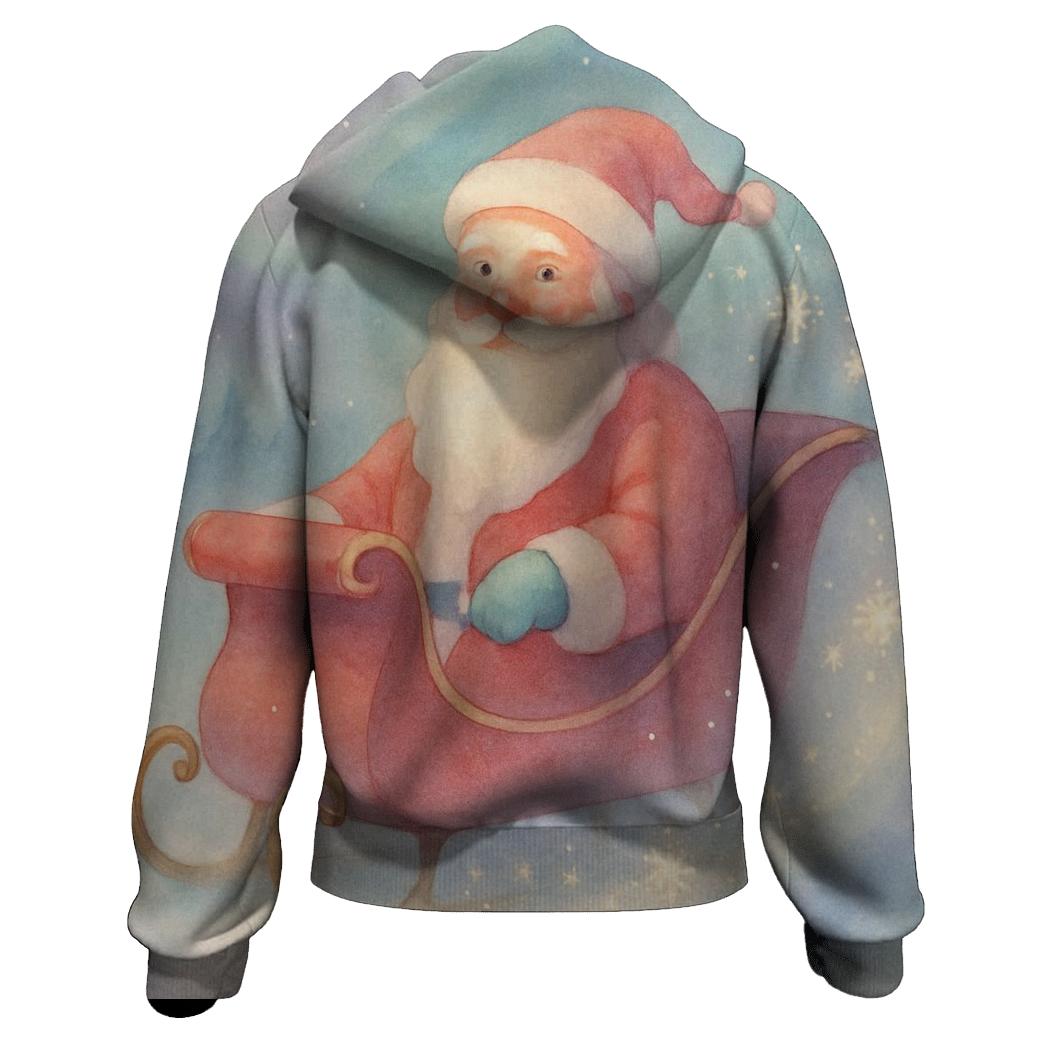 Lavender Sleigh Through Dream Mist lightweight hoodies