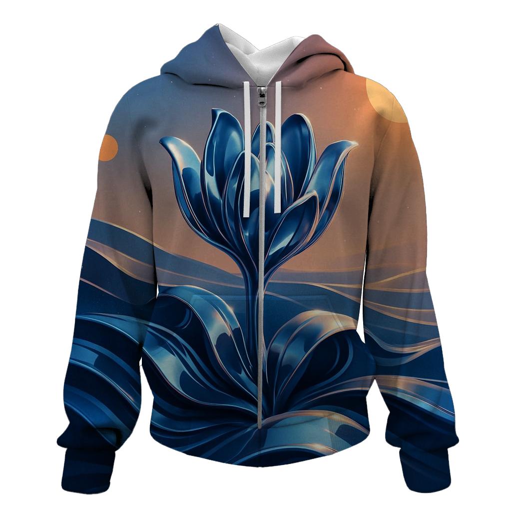 Chrome Bloom Mirage Dunes graphic hoodies