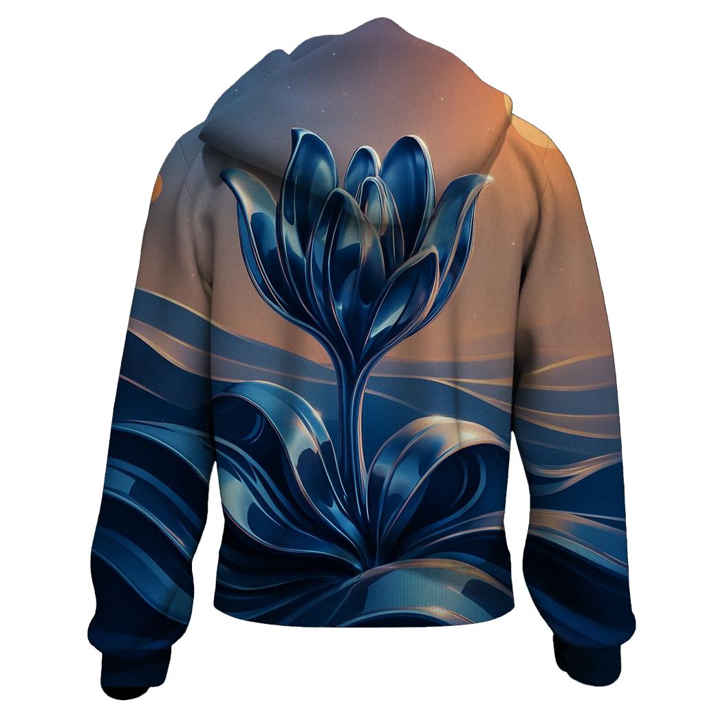 Chrome Bloom Mirage Dunes graphic hoodies