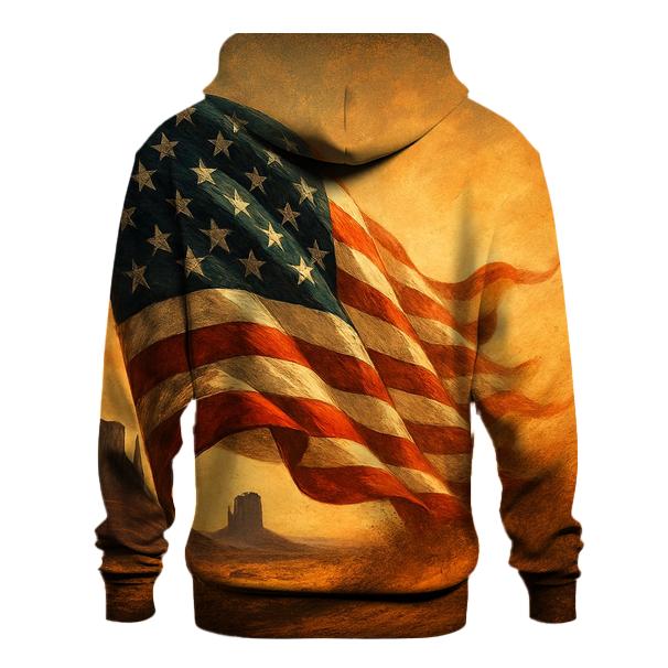 Thunderfold Banner Over Monument Valley printed hoodies