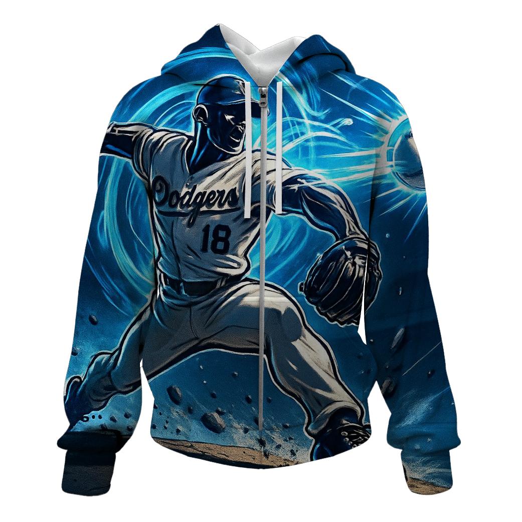 Chrome Pitcher Velocity Rift printed hoodies