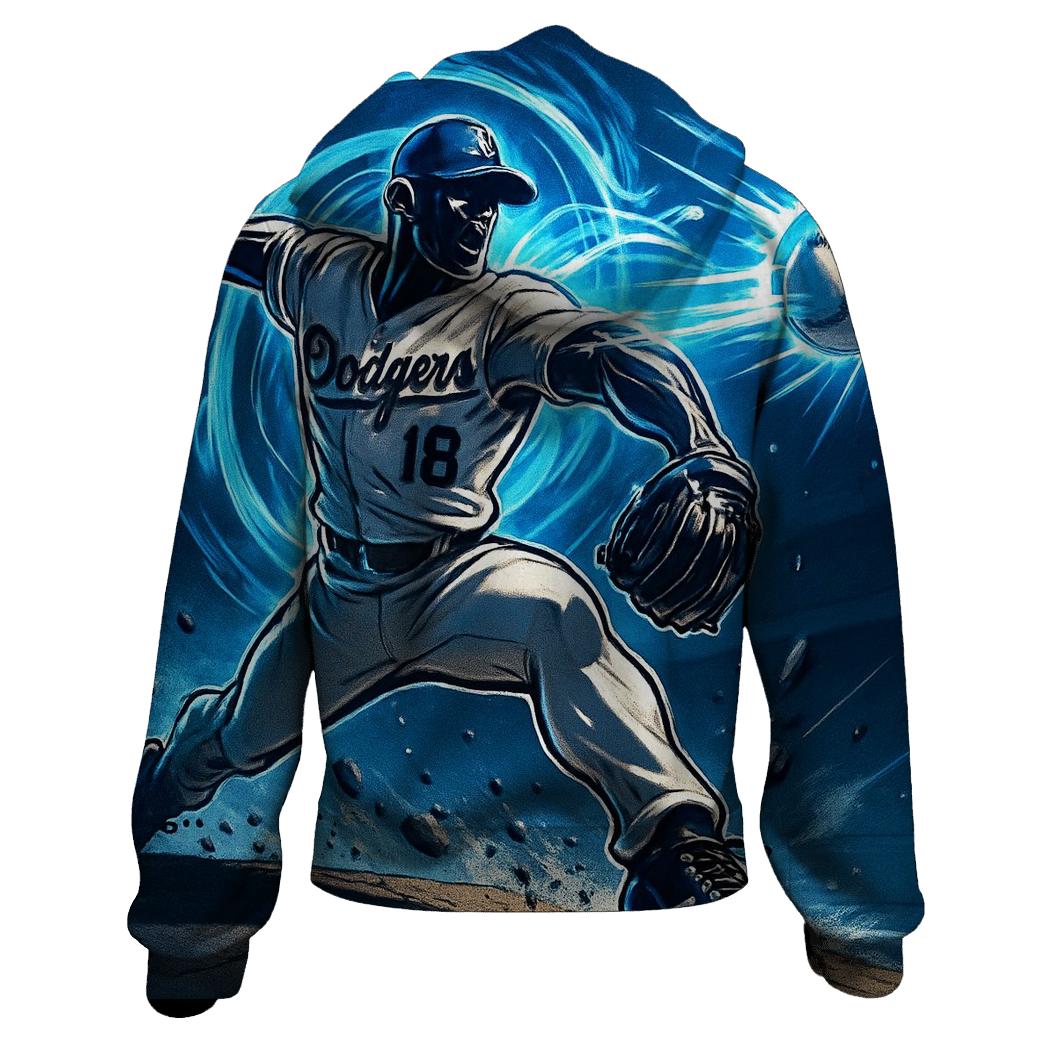 Chrome Pitcher Velocity Rift printed hoodies