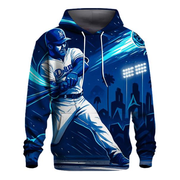 Electric Basepath Comet embroidered hoodies