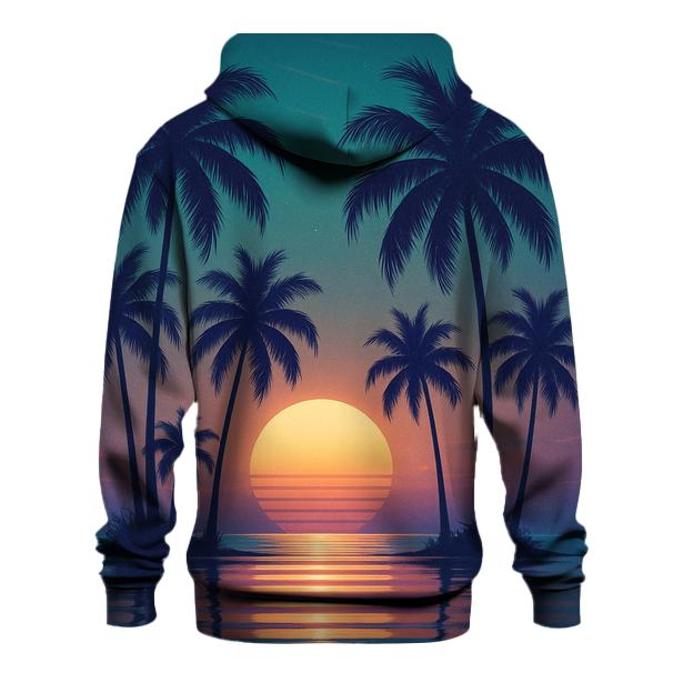 Neon Lagoon Afterglow designer hoodies