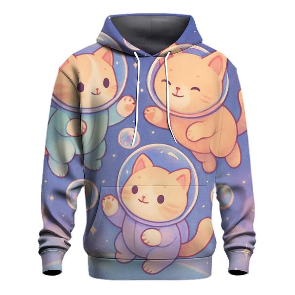 Bubble Bath Astronaut Kittens hoodie trends