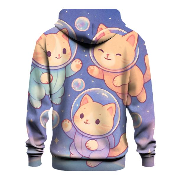 Bubble Bath Astronaut Kittens hoodie trends