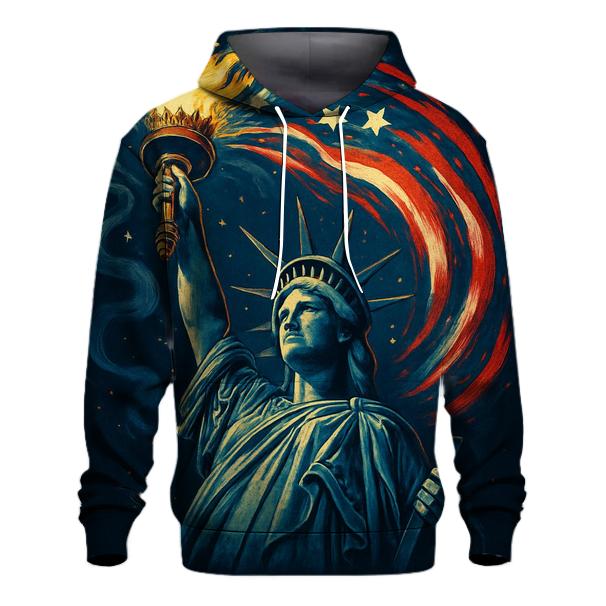 Liberty Torch Bloom In Flag Petals hoodies fashion