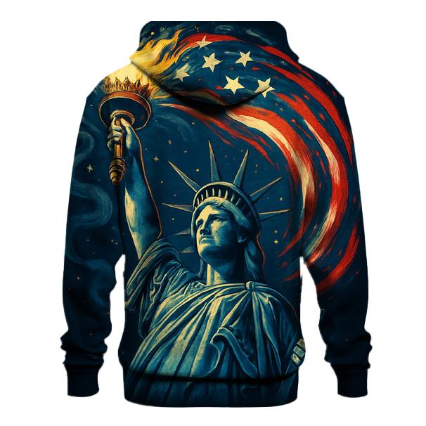 Liberty Torch Bloom In Flag Petals hoodies fashion