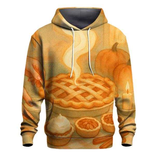 Candlelit Pie Steam Glow premium hoodies
