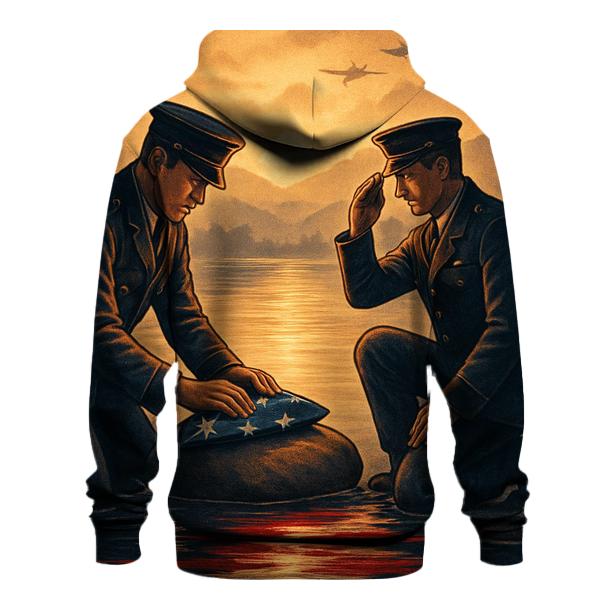 Guardians At The River Of Dawn printed hoodies