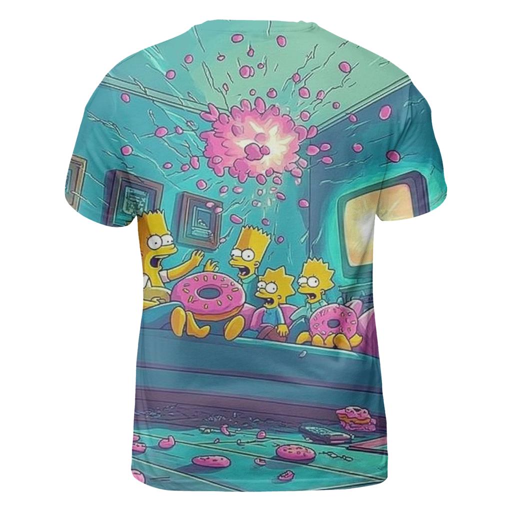 Springfield Housequake Couch Escape creative print fashion shirts