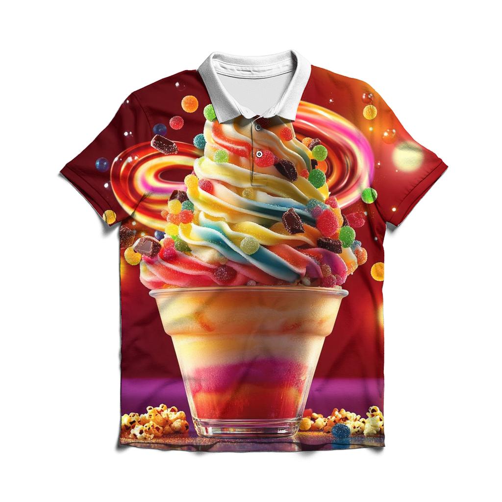 Syrup Comet Sundae Spin classic pique polos