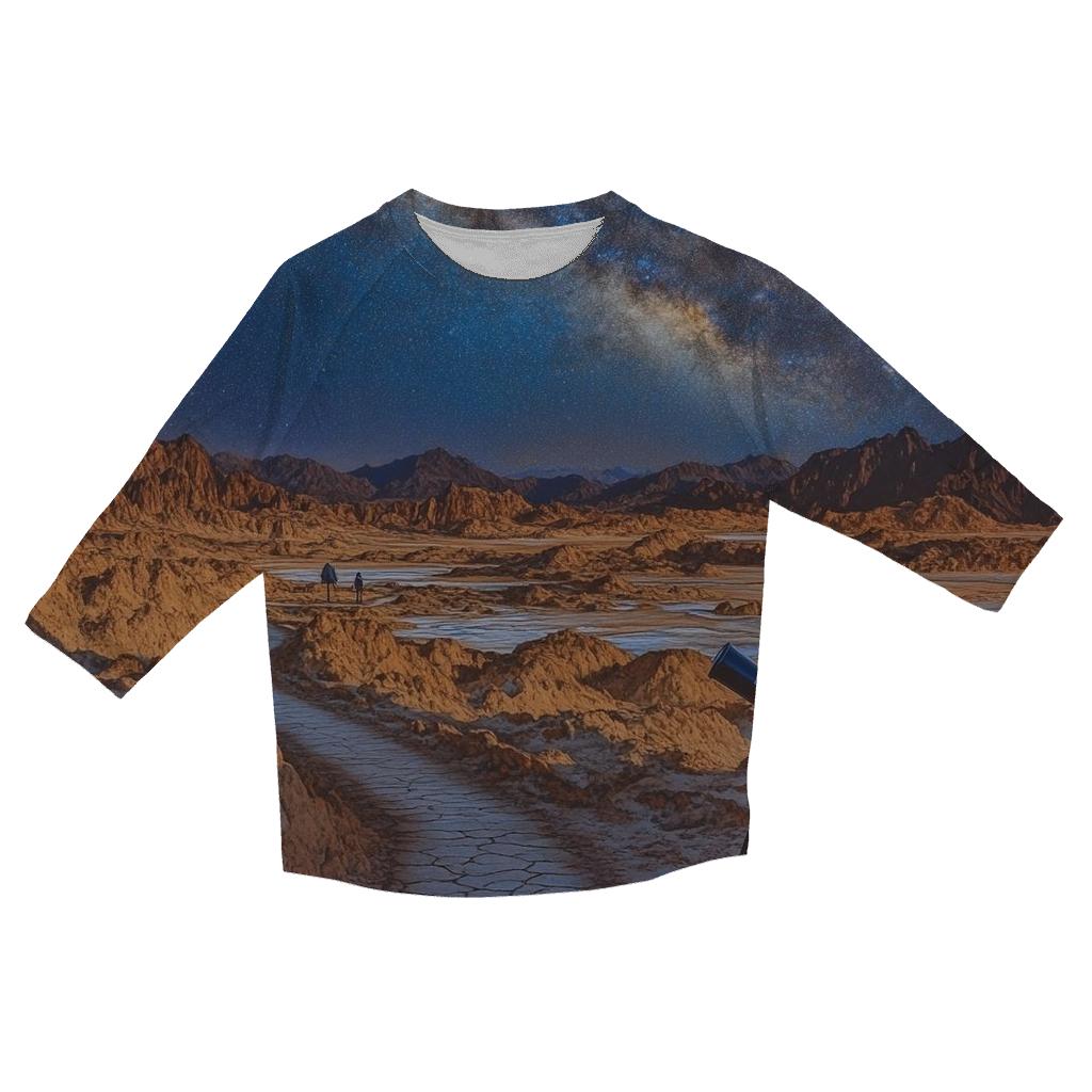Atacama Desert Valleys - San Pedro De Atacama fashion 3/4 sleeve shirts