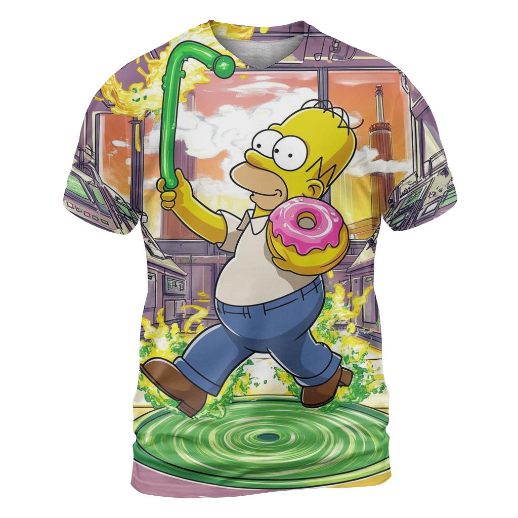 Nuclear Plant Sunset Safety Shuffle designer pattern shirts