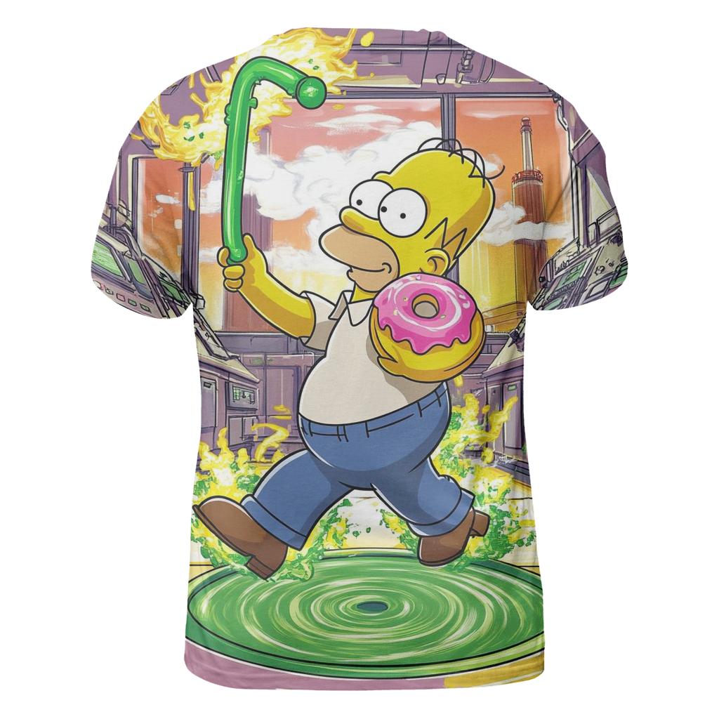 Nuclear Plant Sunset Safety Shuffle designer pattern shirts