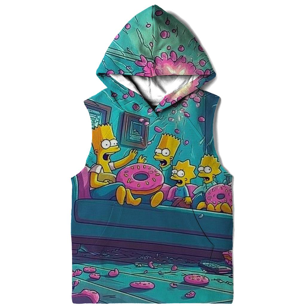Springfield Housequake Couch Escape printed hoodies
