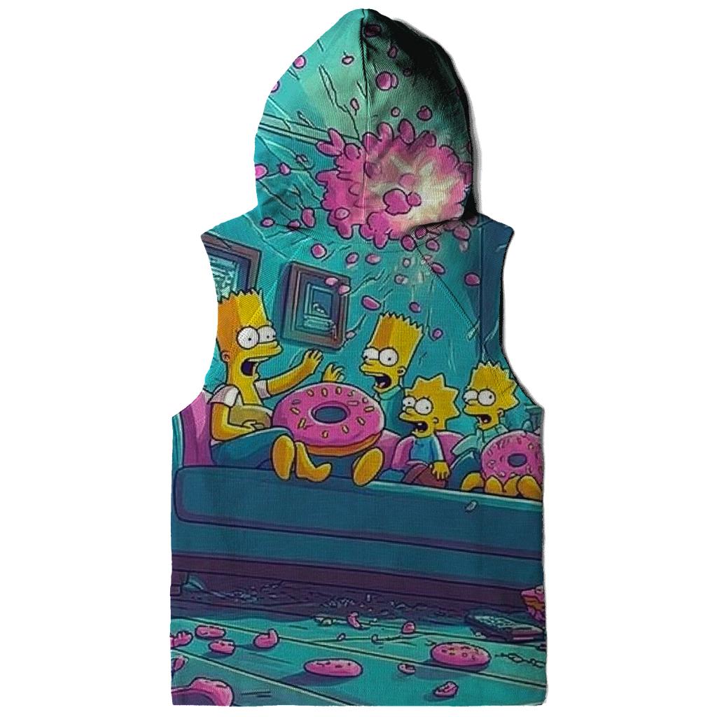 Springfield Housequake Couch Escape printed hoodies