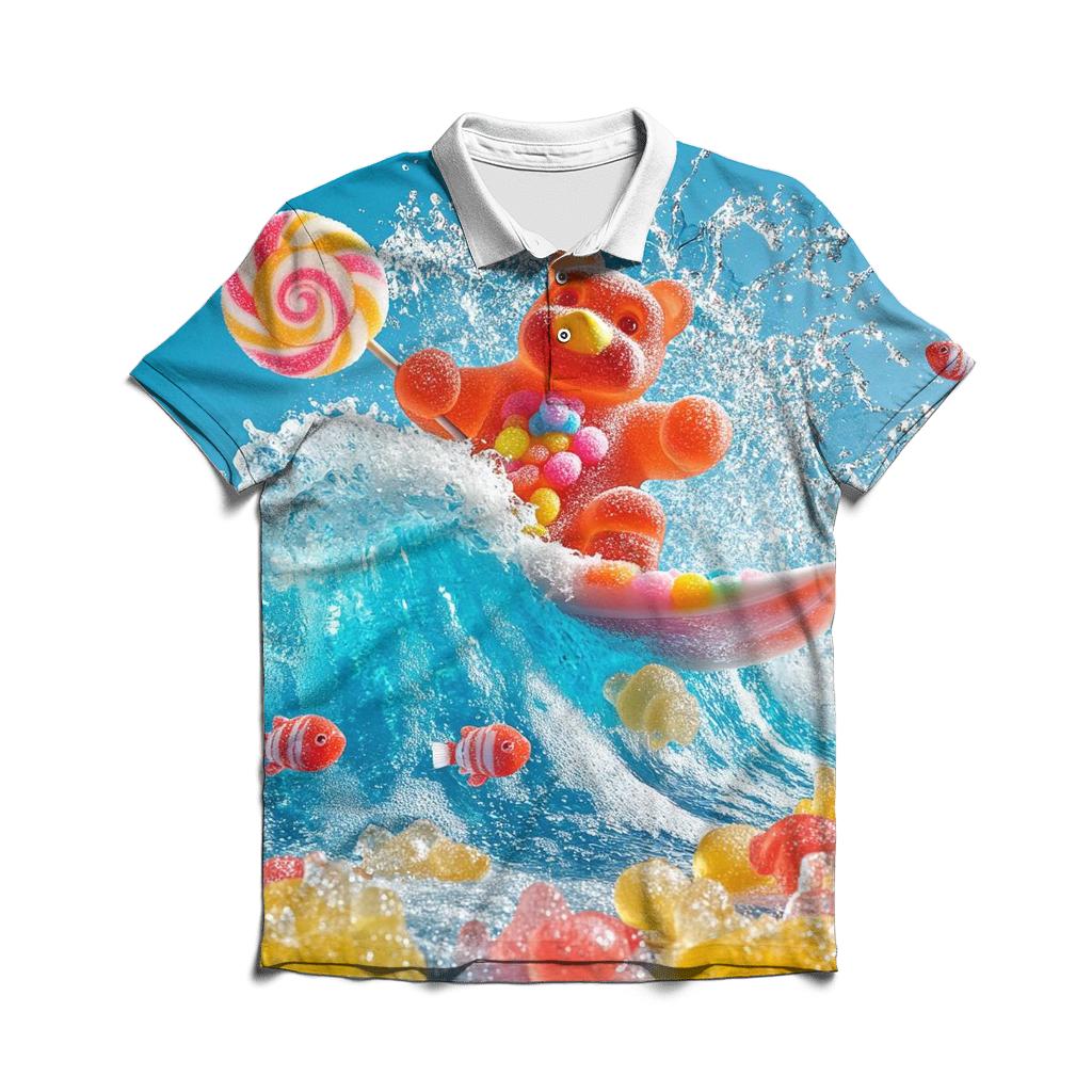 Gummy Reef Splash Parade custom polo shirts
