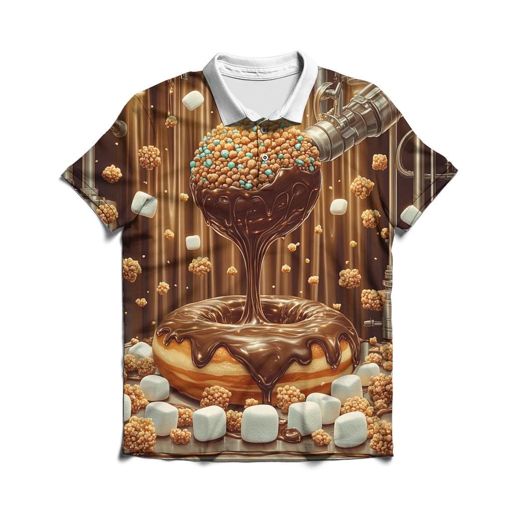 Chocolate Meteor Workshop designer slim fit polos