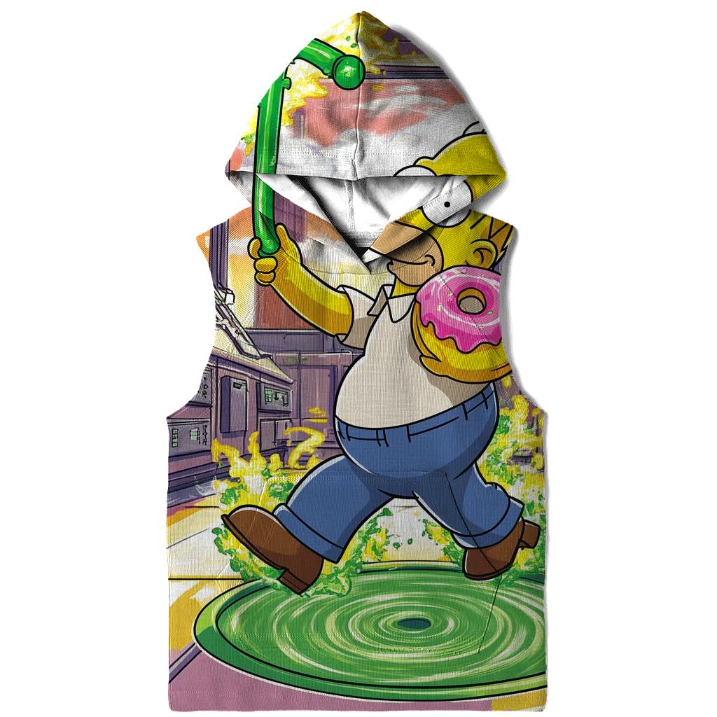 Nuclear Plant Sunset Safety Shuffle heavyweight hoodies