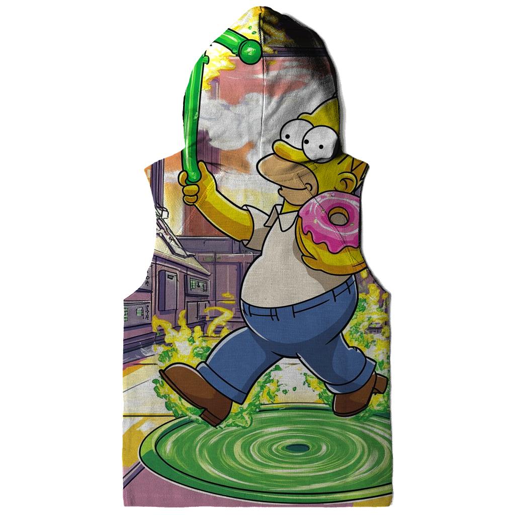 Nuclear Plant Sunset Safety Shuffle heavyweight hoodies