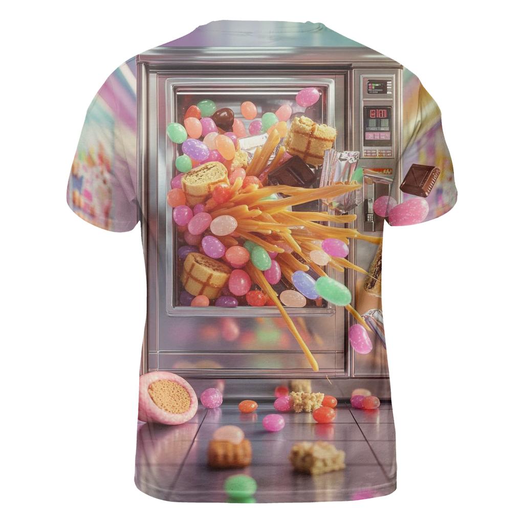 Retro Snack Vending Dreamscape statement graphic shirts