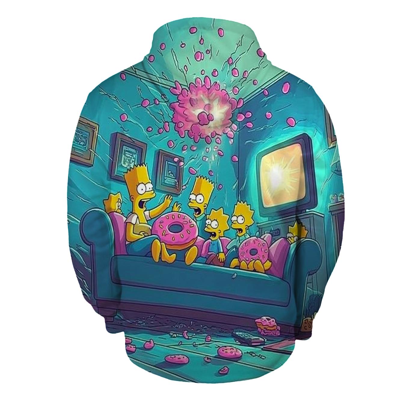 Springfield Housequake Couch Escape embroidered hoodies