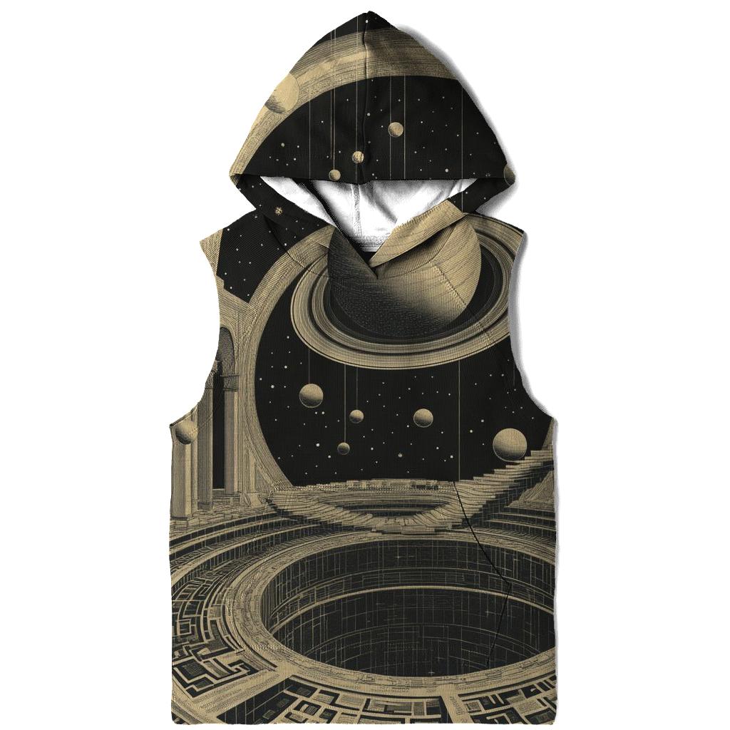 M C Escher Inspired Solar System Staircase Observatory hoodie styles