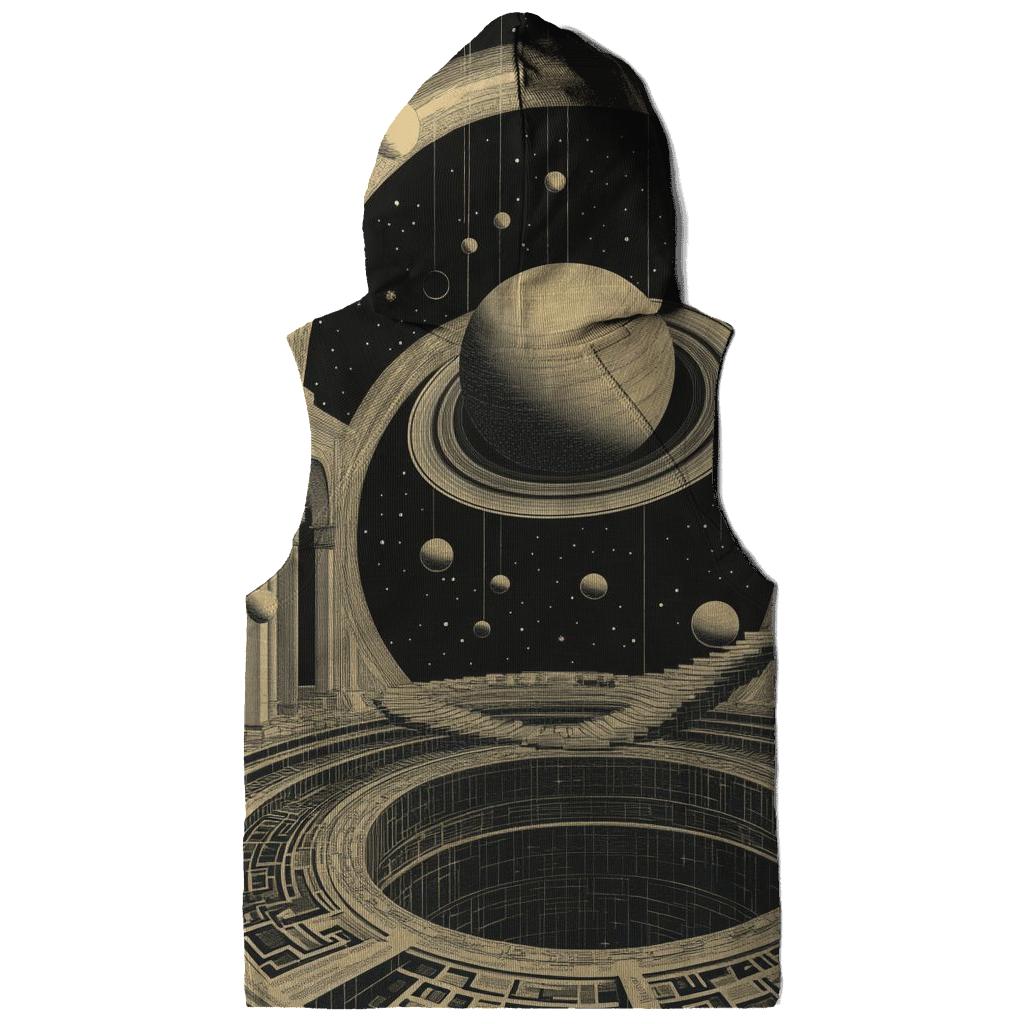 M C Escher Inspired Solar System Staircase Observatory hoodie styles