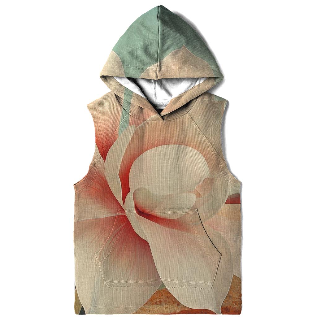 Georgia O Keeffe Inspired Orchid On Mars Horizon zip-up hoodies