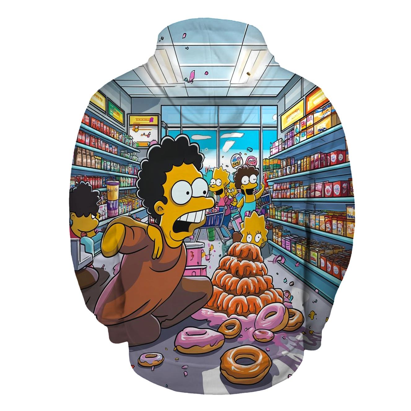 Kwik E Mart Cosmic Checkout Stampede embroidered hoodies