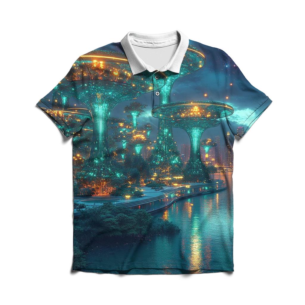 Gardens By The Bay - Singapore premium cotton polo shirts