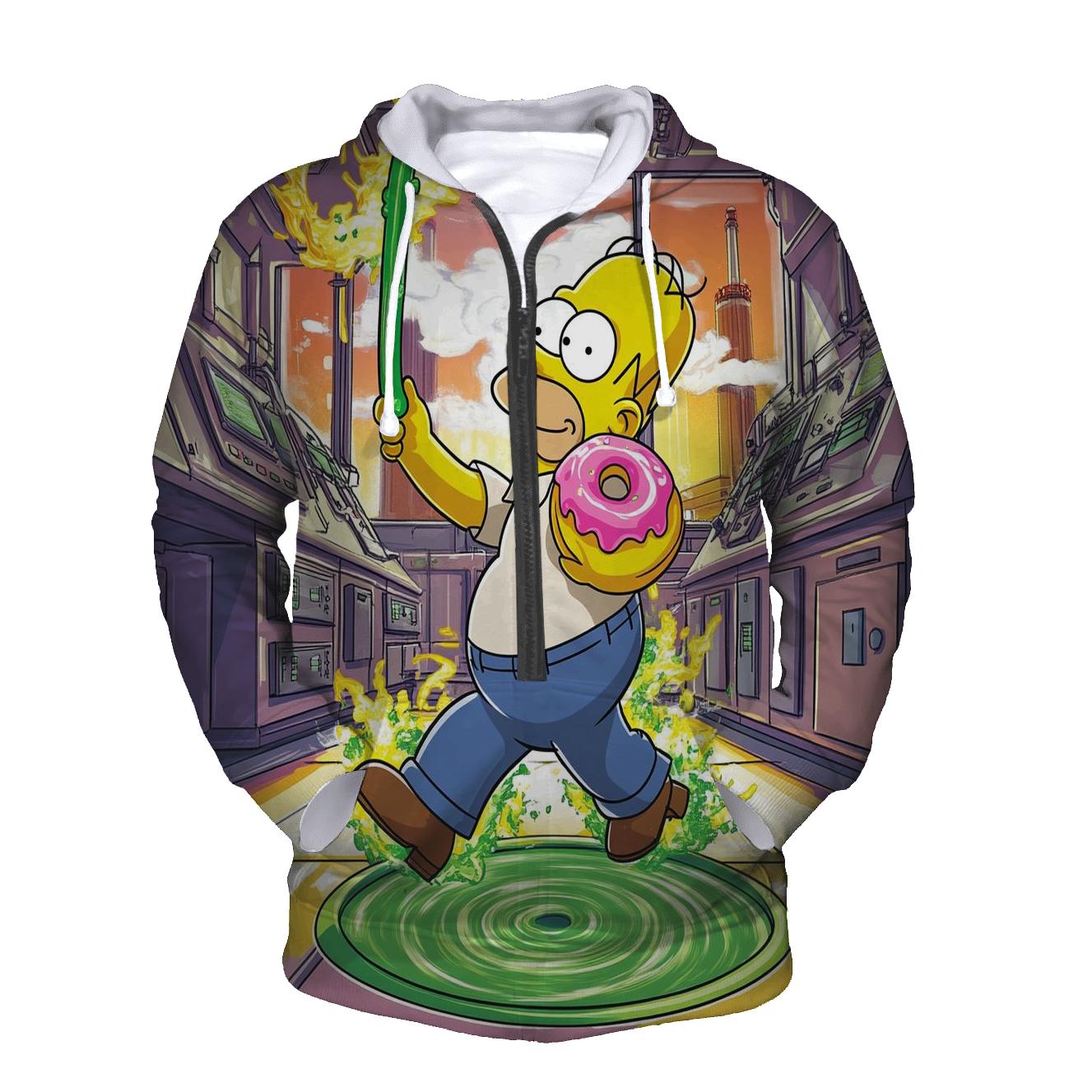 Nuclear Plant Sunset Safety Shuffle heavyweight hoodies
