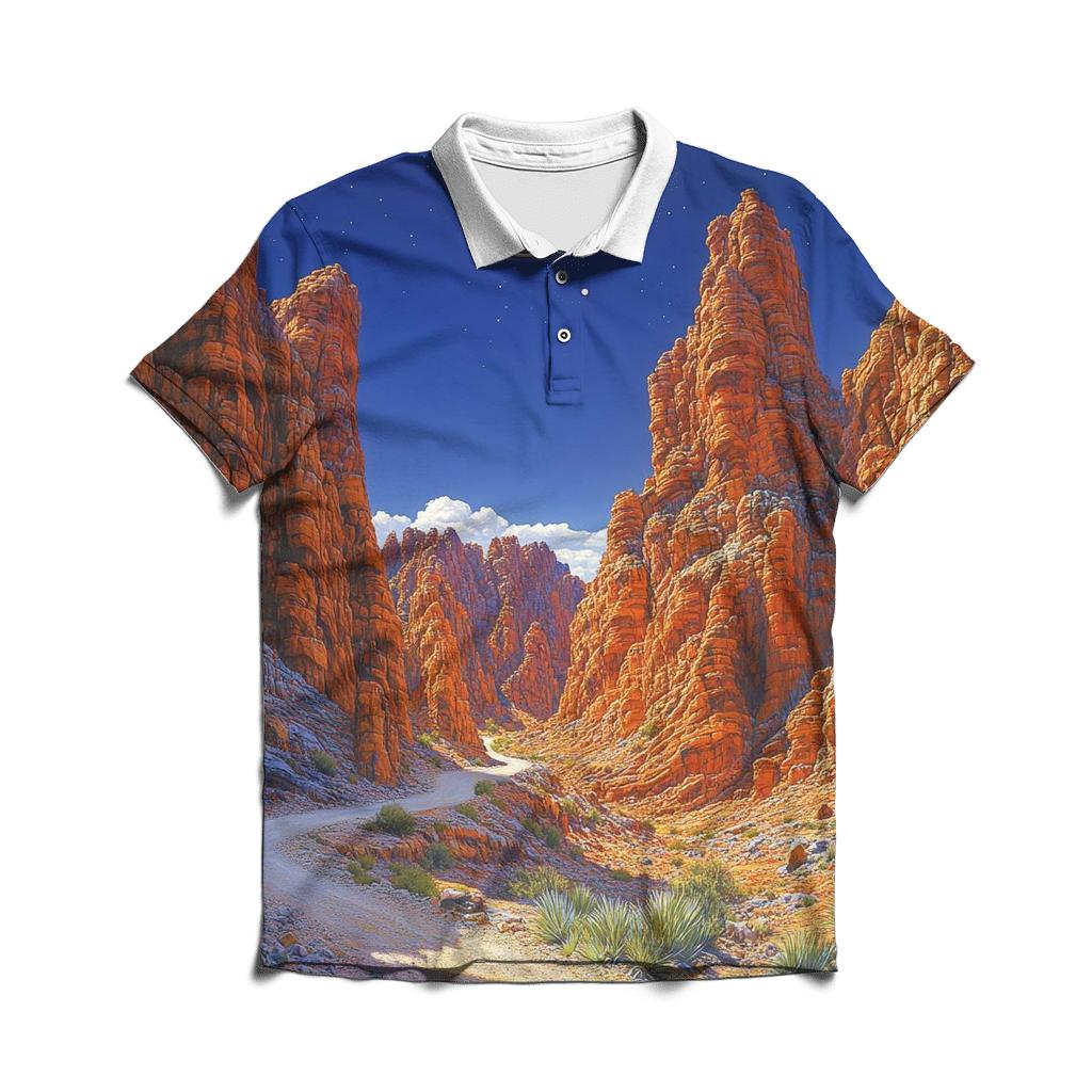 Valley Of Fire State Park - Overton designer slim fit polos