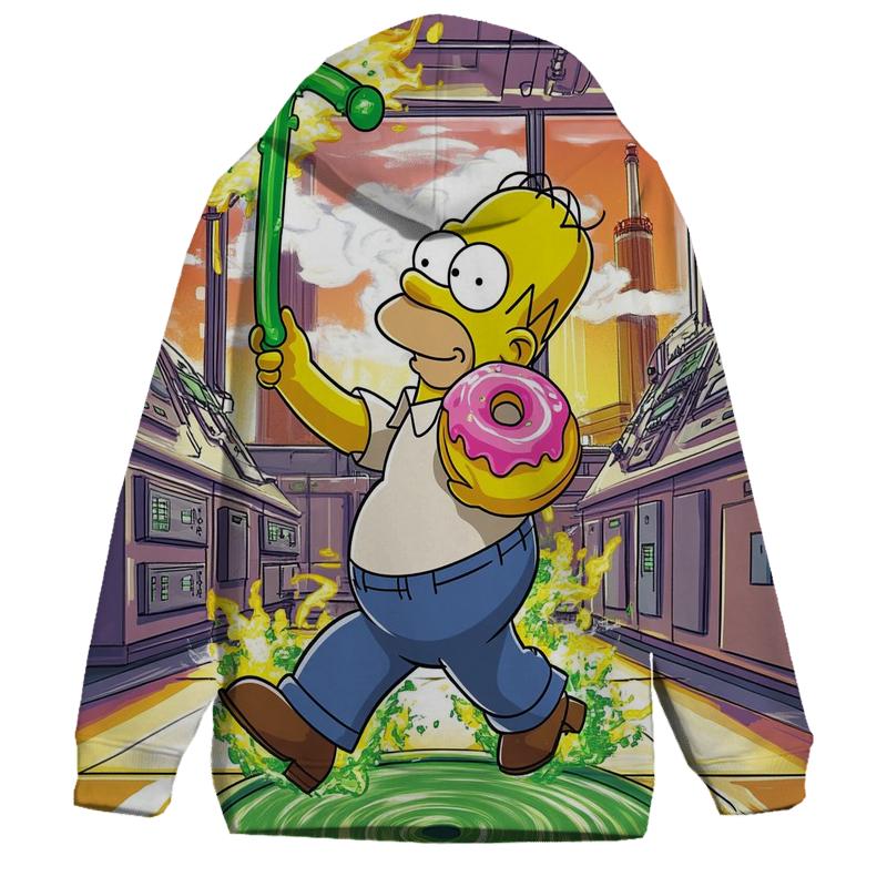 Nuclear Plant Sunset Safety Shuffle designer hoodies