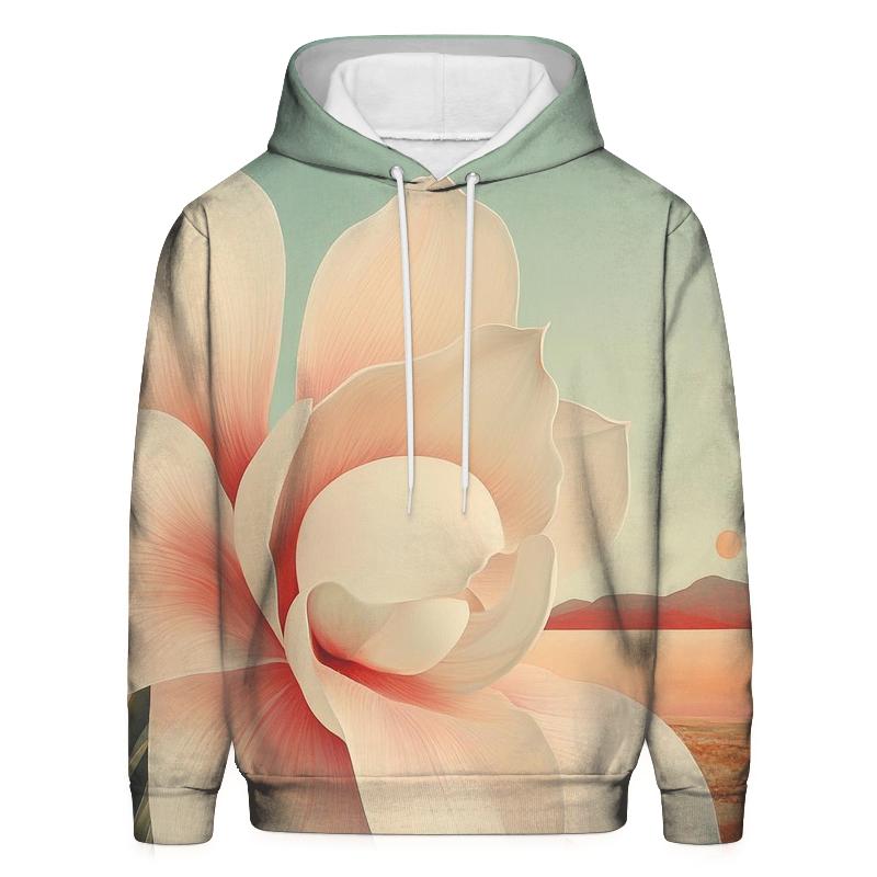 Georgia O Keeffe Inspired Orchid On Mars Horizon hoodies fashion