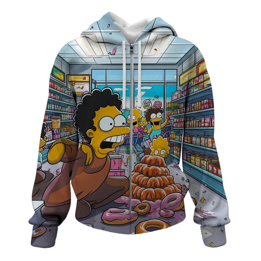 Kwik E Mart Cosmic Checkout Stampede hoodies fashion