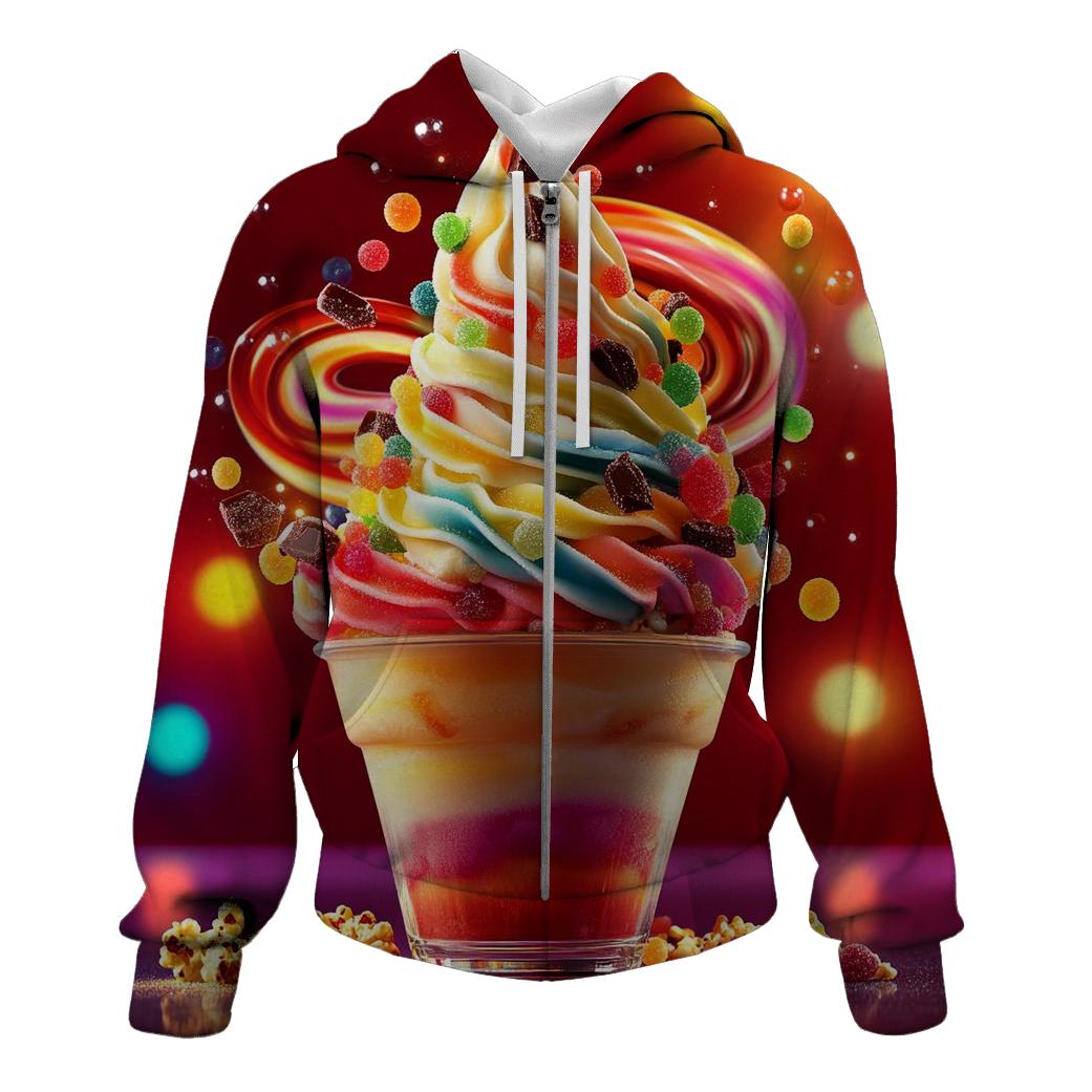 Syrup Comet Sundae Spin graphic hoodies
