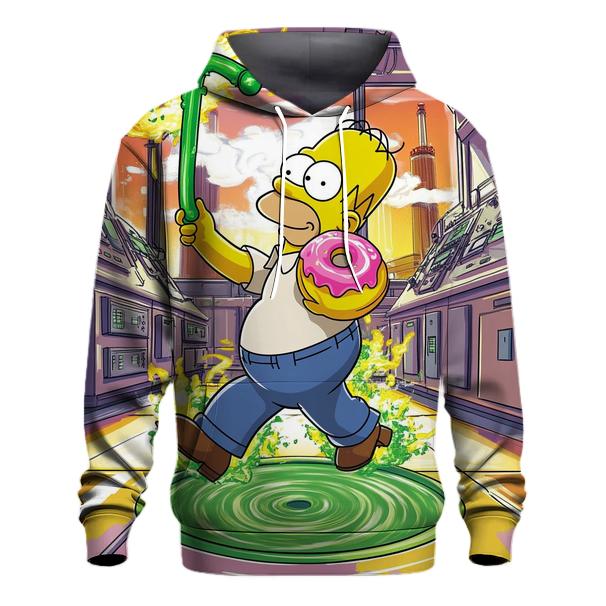 Nuclear Plant Sunset Safety Shuffle premium hoodies