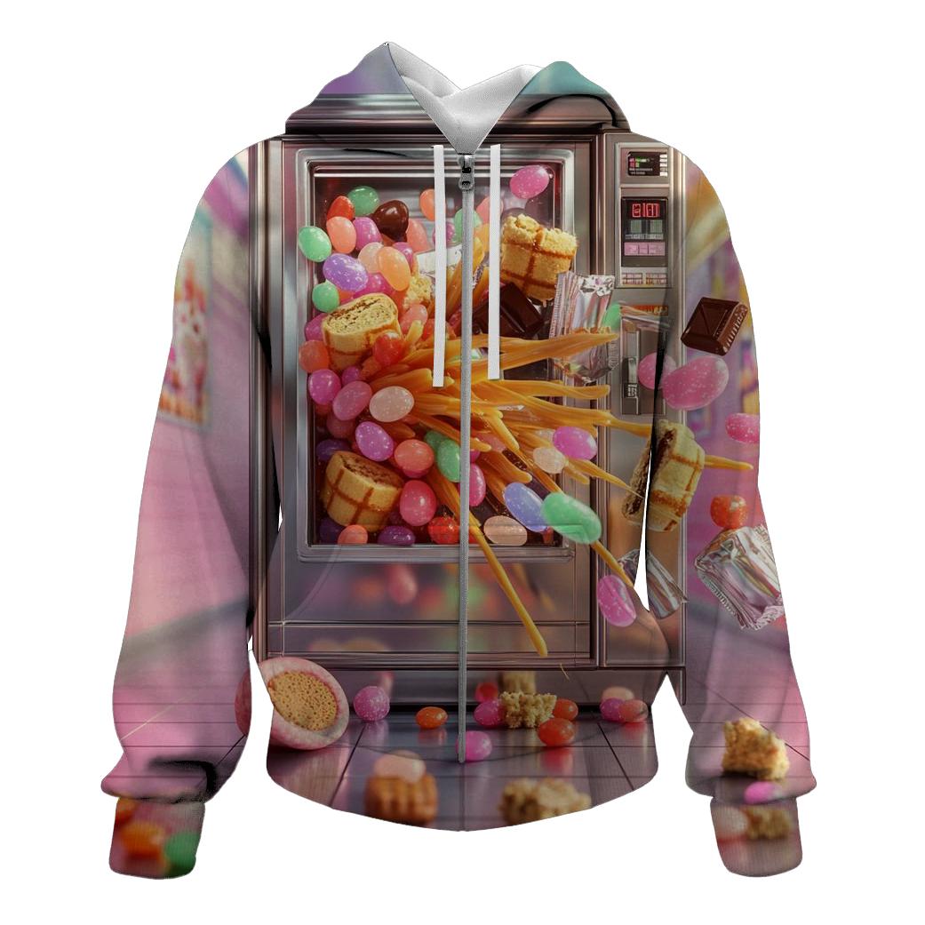 Retro Snack Vending Dreamscape premium hoodies