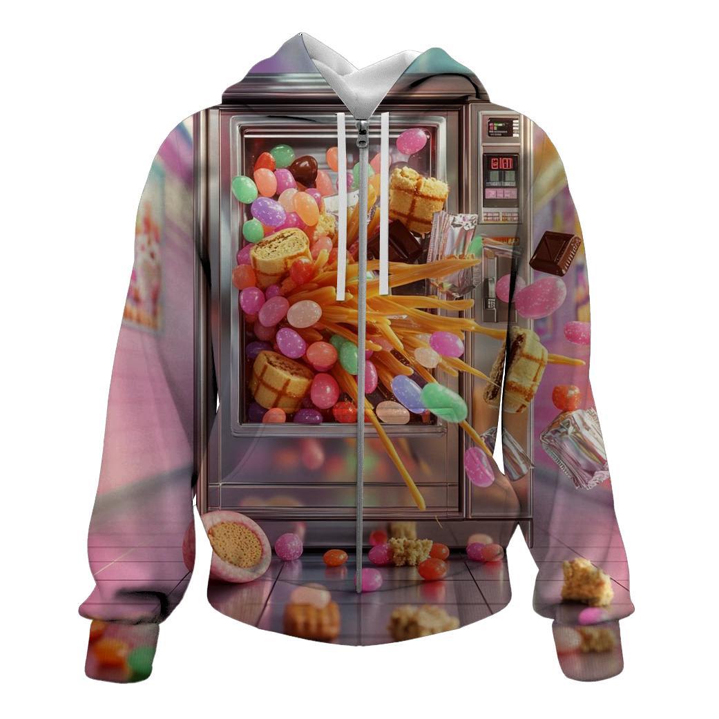 Retro Snack Vending Dreamscape premium hoodies