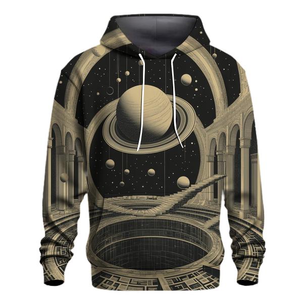 M C Escher Inspired Solar System Staircase Observatory hoodies fashion