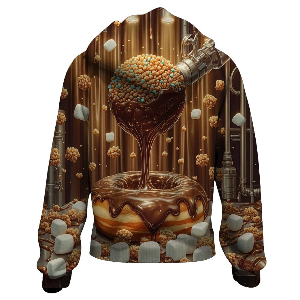 Chocolate Meteor Workshop embroidered hoodies