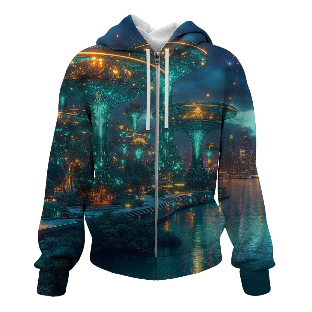 Gardens By The Bay - Singapore zip-up hoodies